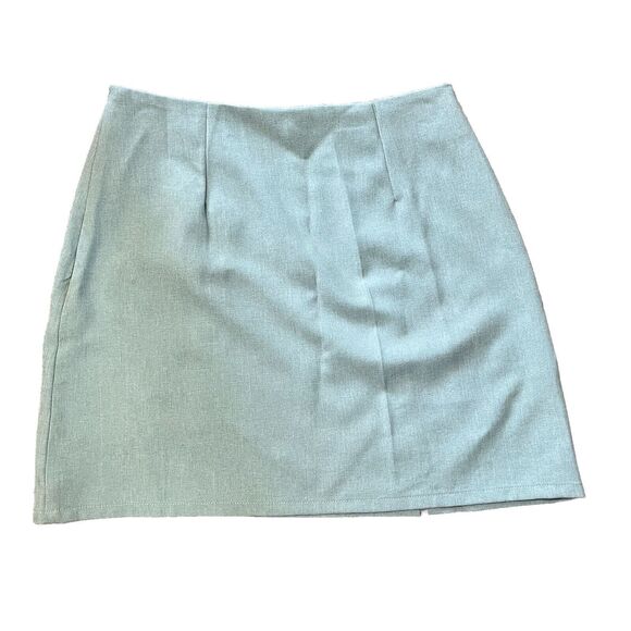 Y2K Miniskirt Nastygal/Forever 21 Lot Of 2 Small Medium Blue Pink Solid Stripes - Picture 2 of 12